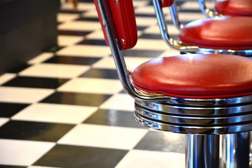 50s diner floor